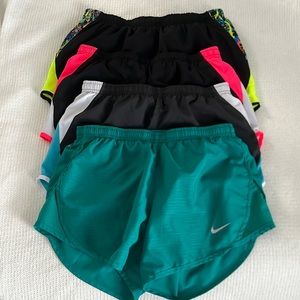 4 PACK Women’s Nike Running Shorts